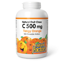 Load image into Gallery viewer, Natural Factors: Vitamin C 500 mg 180 Chewable Wafers