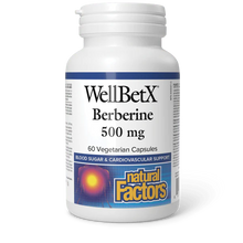 Load image into Gallery viewer, Natural Factors: WellBetX® Berberine 500 mg