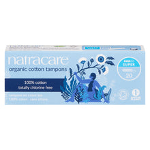 Load image into Gallery viewer, Natracare: Non-Applicator Organic Cotton Tampons - 20