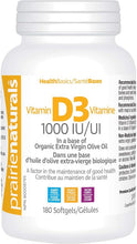 Load image into Gallery viewer, Prairie Naturals: Vitamin D3 1000 IU