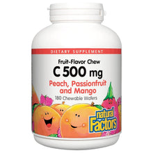 Load image into Gallery viewer, Natural Factors: Vitamin C 500 mg 180 Chewable Wafers