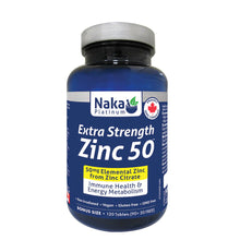 Load image into Gallery viewer, Naka: Zinc 50 Extra Strength