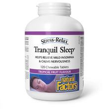 Load image into Gallery viewer, Natural Factors: Stress-Relax® Tranquil Sleep Tropical Fruit Flavour