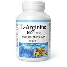 Load image into Gallery viewer, Natural Factors: L-Arginine 1000 mg