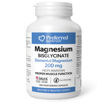 Load image into Gallery viewer, Preferred Nutrition: Magnesium Bisglycinate 200 MG Vegetarian Capsules
