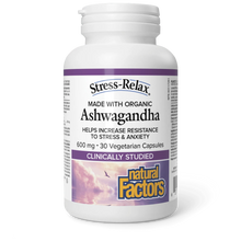 Load image into Gallery viewer, Natural Factors: Ashwagandha 600 MG