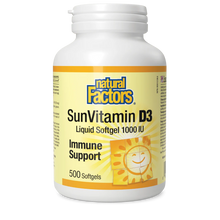 Load image into Gallery viewer, Natural Factors: Vitamin D3 1000 IU
