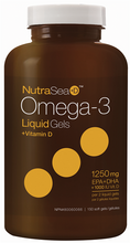 Load image into Gallery viewer, NutraSea: Omega-3 Liquid Gels +D
