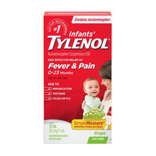 Load image into Gallery viewer, Tylenol: Infant Fever & Pain 0-23 Months
