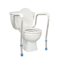 Load image into Gallery viewer, AquaSense: Adjustable Toilet Safety Rails