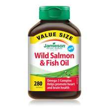 Load image into Gallery viewer, Jamieson: Wild Salmon & Fish Oil Omega-3 Complex
