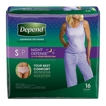 Load image into Gallery viewer, Depend: Night Defense Overnight Underwear, Small