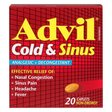 Load image into Gallery viewer, Advil: Cold & Sinus