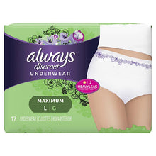 Load image into Gallery viewer, Always: Discreet Incontinence Underwear, Maximum