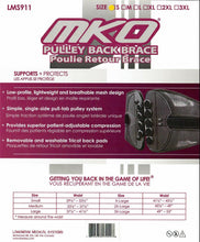 Load image into Gallery viewer, Landmark: MKO Pulley Back Brace