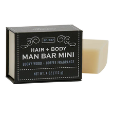 Load image into Gallery viewer, San Francisco Soap Company: Shampoo Man Bar Mini