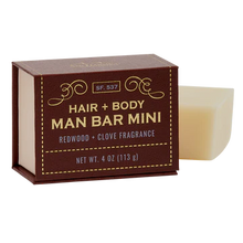 Load image into Gallery viewer, San Francisco Soap Company: Shampoo Man Bar Mini