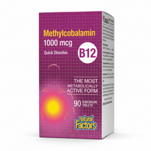 Load image into Gallery viewer, Natural Factors: Vitamin B12 Methylcobalamin 1000 mcg