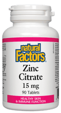 Load image into Gallery viewer, Natural Factors: Zinc Citrate