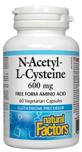 Load image into Gallery viewer, Natural Factors: N-Acetyl-L-Cysteine (NAC)