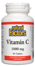 Load image into Gallery viewer, Natural Factors: Vitamin C 1000 mg plus Biofavanoids & Rosehips