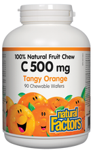 Load image into Gallery viewer, Natural Factors: C 500 mg 90 Chewable Wafers