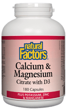 Load image into Gallery viewer, Natural Factors: Calcium & Magnesium Citrate with D3 Plus Potassium, Zinc & Manganese