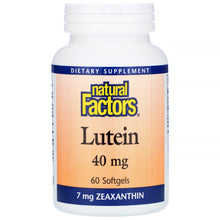 Load image into Gallery viewer, Natural Factors: Lutein 40 mg