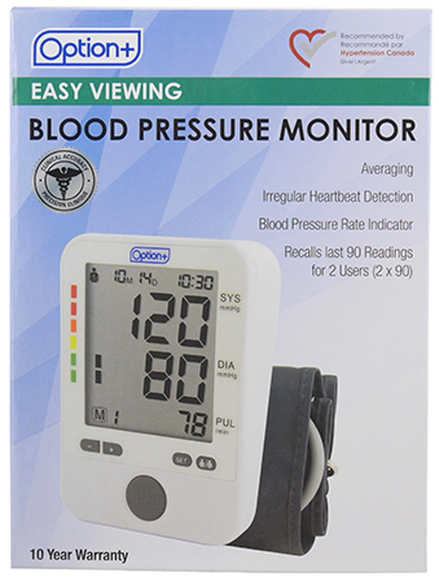 OPTION+ PREMIUM BLOOD PRESSURE MONITOR –