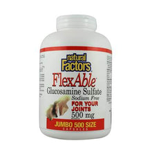 Load image into Gallery viewer, Natural Factors: FlexAble® Glucosamine Sulfate 500 mg