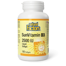 Load image into Gallery viewer, Natural Factors: SunVitamin D3 2500 IU