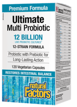 Load image into Gallery viewer, Natural Factors: Ultimate Multi Probiotic 12 Billion Live Probiotic Cultures