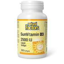 Load image into Gallery viewer, Natural Factors: SunVitamin D3 2500 IU