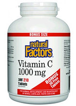 Load image into Gallery viewer, Natural Factors: Vitamin C 1000 mg plus Biofavanoids & Rosehips