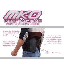 Load image into Gallery viewer, Landmark: MKO Pulley Back Brace