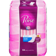 Load image into Gallery viewer, Poise: Incontinence Pads, Moderate Absorbency