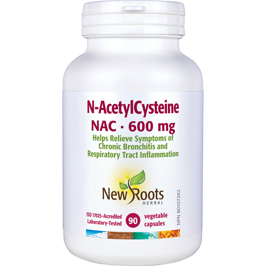 New Roots: N-AcetylCysteine NAC 600 MG