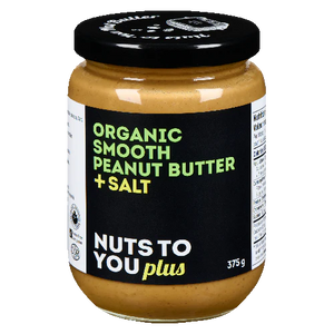 Nuts To You: Organic Smooth Peanut Butter + Salt