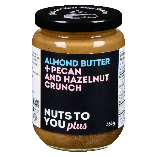 Nuts To You: Almond Butter + Pecan and Hazelnut Crunch
