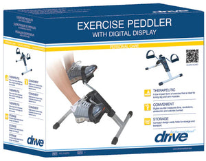 Drive Medical: Folding Exercise Peddler with Electronic Display