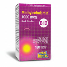 Load image into Gallery viewer, Natural Factors: Vitamin B12 Methylcobalamin 1000 mcg
