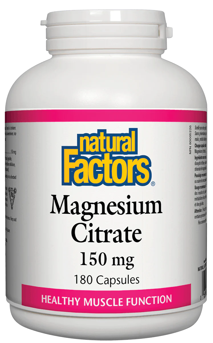 Natural Factors: Magnesium Citrate 150mg