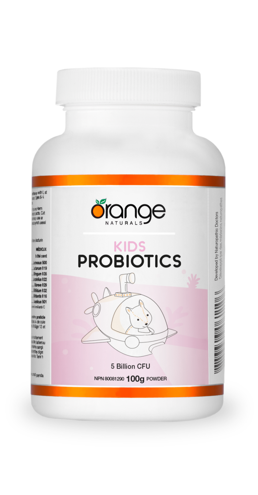 Orange: Kids Probiotics 5 Billion CFU 100g