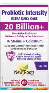 New Roots: Probiotic Intensity 20 Billion+