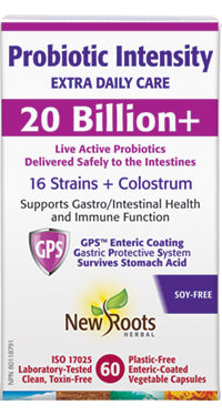 New Roots: Probiotic Intensity 20 Billion+