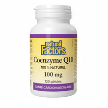 Load image into Gallery viewer, Natural Factors: Coenzyme Q10 100 mg
