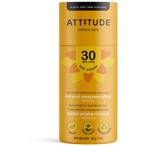 Attitude: Mineral Sunscreen Stick - Kids SPF30