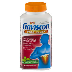 Gaviscon: MAX RELIEF® Chewable Tablets