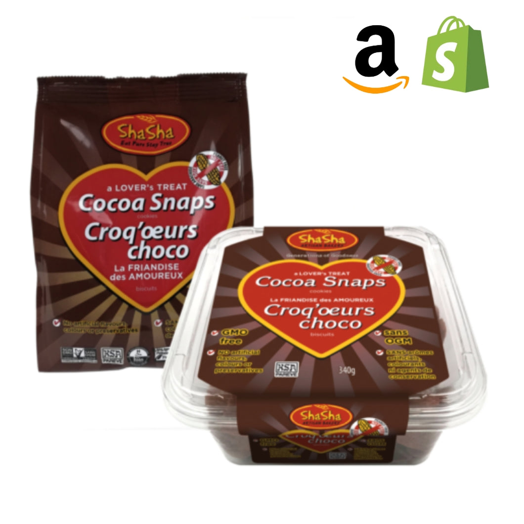 ShaSha Co: Cocoa Snaps