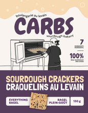 Load image into Gallery viewer, Carbs: Sourdough Crackers
